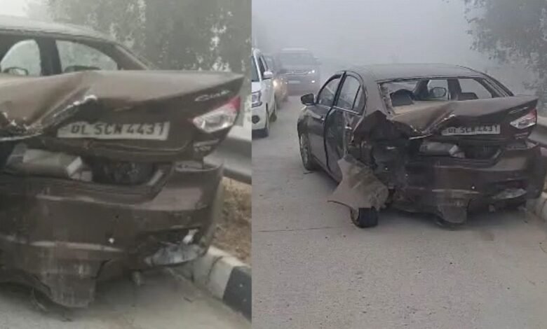 Greater Noida Accident: ग्रेटर नोएडा में कोहरे के बीच भीषण सड़क हादसा एक्सप्रेसवे पर लंबा जाम पुलिस और क्रेन की मदद से राहत